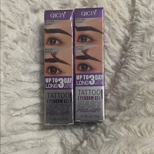 Qi Tattoo Eyebrow Gel - Easy Peel-Off Black
